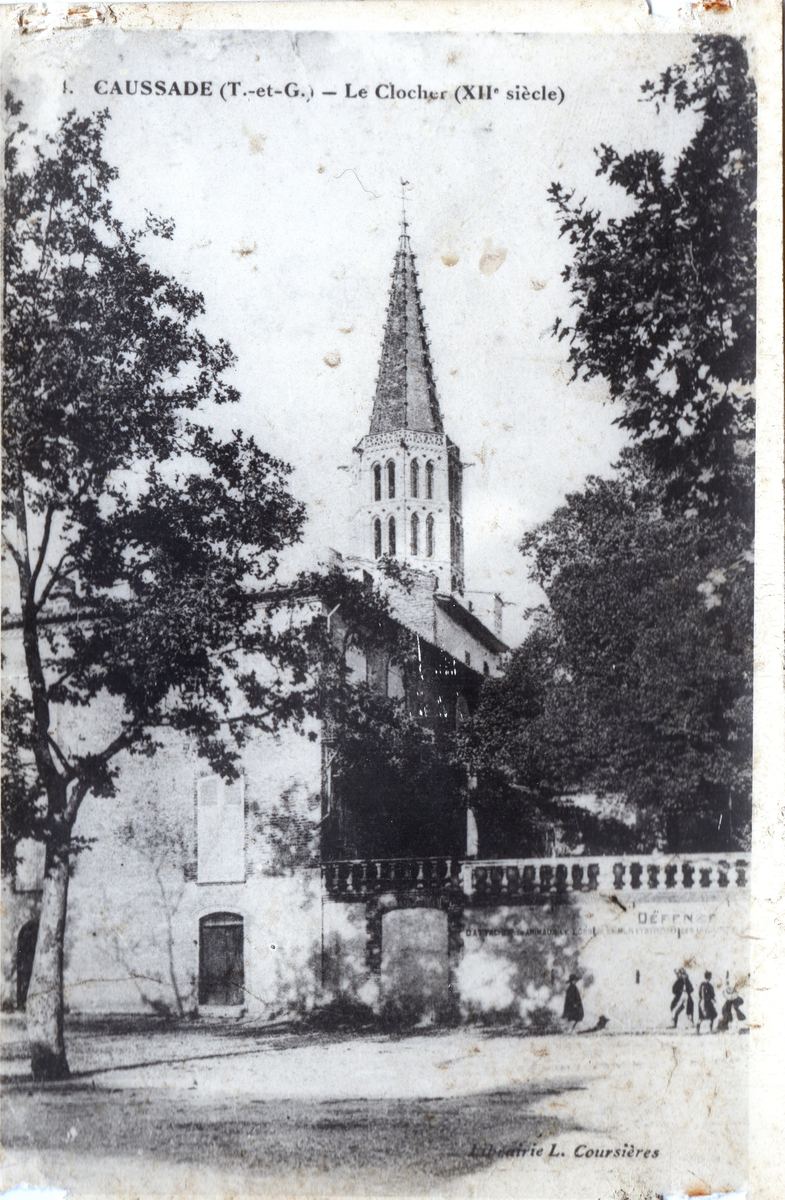 Le clocher néo-gothique de Caussade
