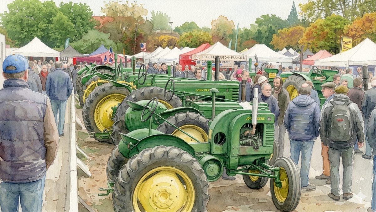 Tractomania à Caussade, rassemblement de tracteurs anciens